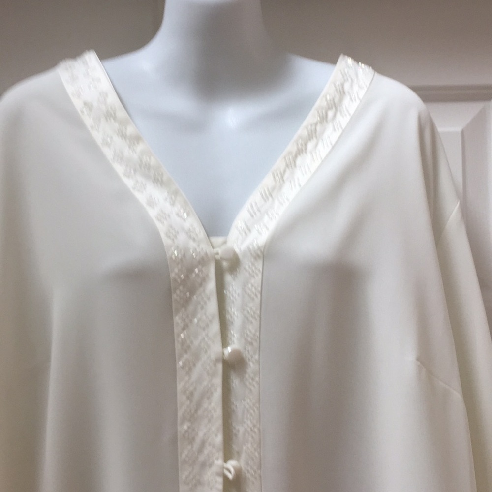 Beautiful cream top/jacket size 18w